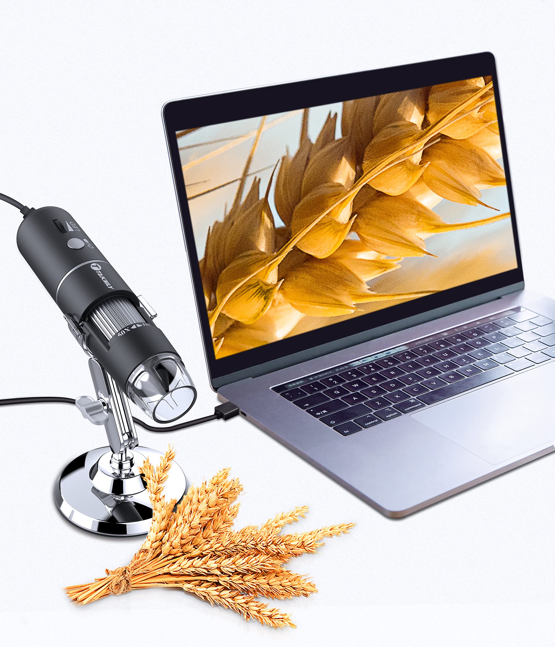 Verilux WiFi Digital Microscope Handheld USB HD Inspection Camera 50x-1000x Magnification with Stand Compatible with iPhone, iPad, Samsung Galaxy, Android, Mac Windows Verilux WiFi Digital Microscope Handheld USB HD Inspection Camera 50x-1000x Magnification with Stand Compatible with iPhone, iPad, Samsung Galaxy, Android, Mac Windows